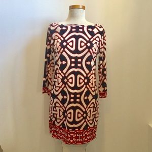 Laundry print dress